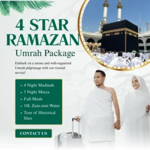 4 Star Ramzan Umrah Packages 2026 Pakistan | Afaaq Travels