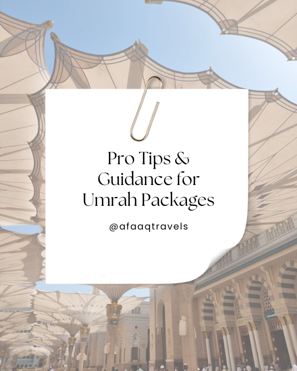 Umrah Package toPro Tips & Ad organically on social media